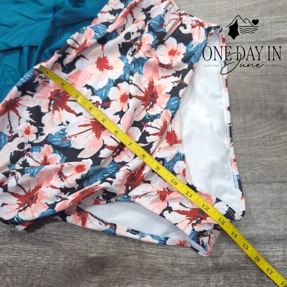 Aleumdr High Waist Flounce Bikini Swimsuit Size XL - Picture 5 of 6